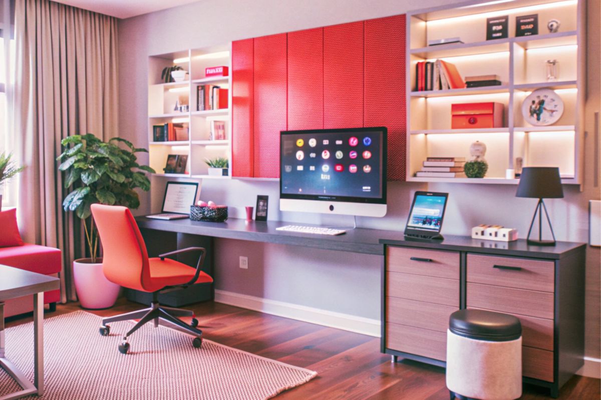 A Bold Navy Blue And White Modular Kitchen Design